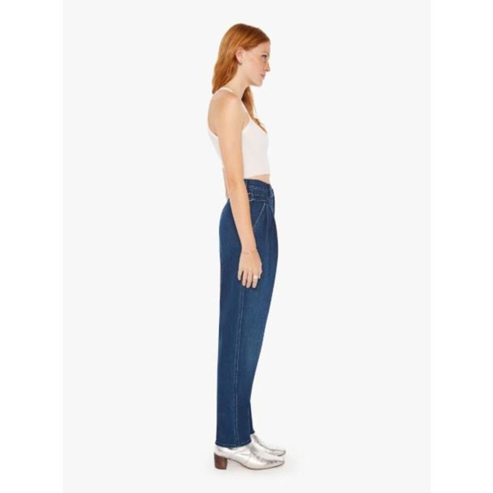 MOTHER The Tabby Tune Up Skimp Jeans Tapered High Rise Taking Shape Size 27 - Picture 3 of 10
